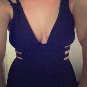 Express Strappy, open-back blouse w/ cut outs.